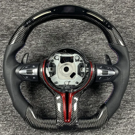 Carbon Fiber Steering Wheel for BMW F20 F22 F30 F31 F32 F33 F35 F36 F10 F06 F12 F13 F15 F16